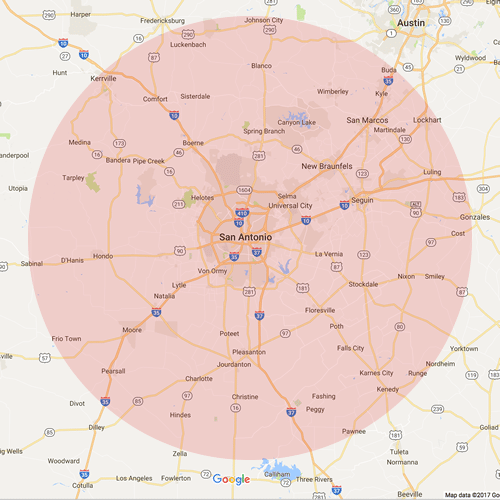 San Antonio ATM Map